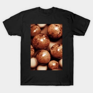 Wood Balls pattern, a perfect gift for any woodworker or nature lover! #48 T-Shirt